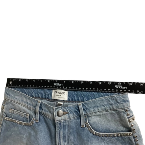 Frame Denim Le Studded Jean Shorts in Hester Size 27 - Picture 6 of 8